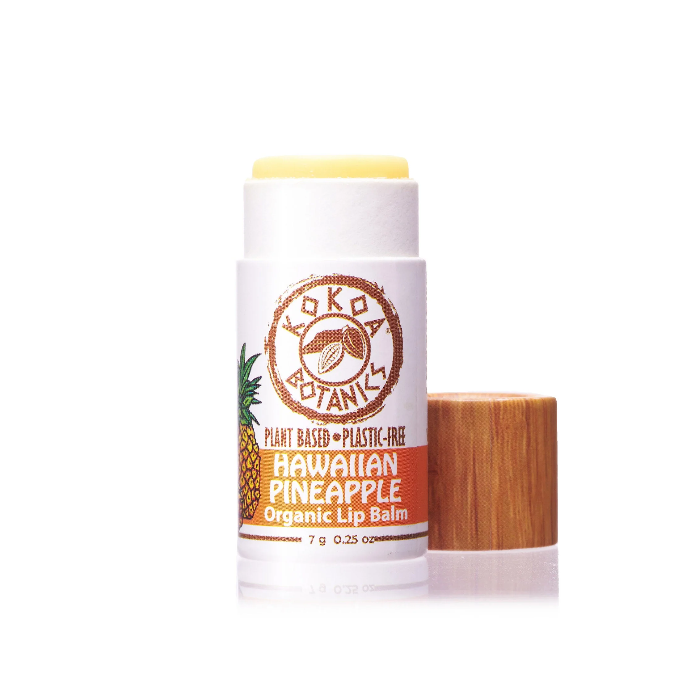 Hawaiian Pineapple - Natural Organic Lip Balm - Vegan - Plastic-Free .25 oz - Image 3