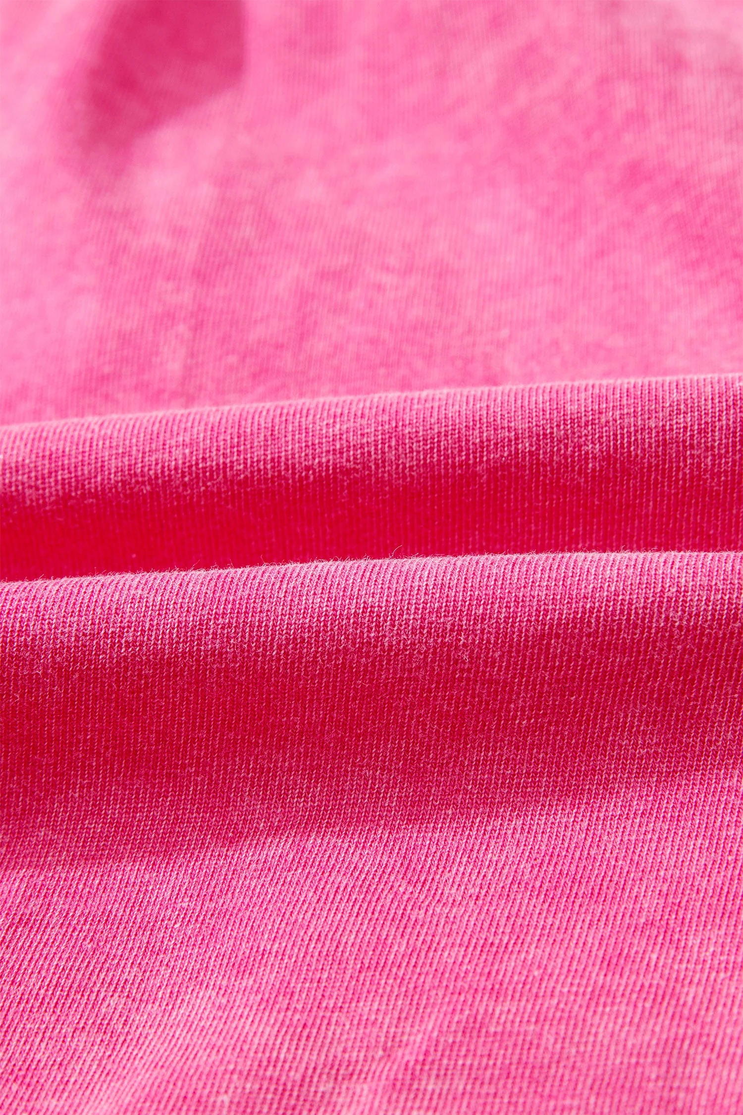 Mineral Wash Drawstring Elastic Waist Raw Edge Shorts - Image 5