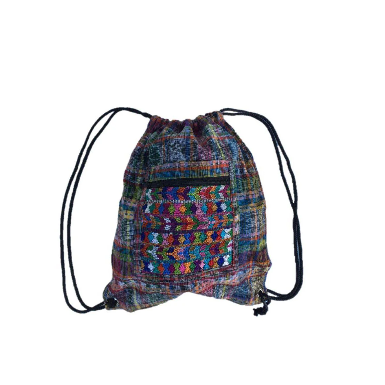 Salsa Upcycled Corte Backpack - Unique Guatemalan Handicraft - Image 57