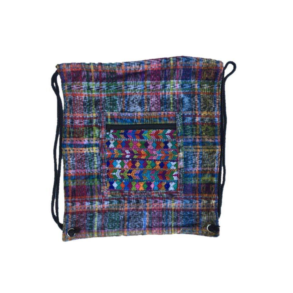 Salsa Upcycled Corte Backpack - Unique Guatemalan Handicraft - Image 59